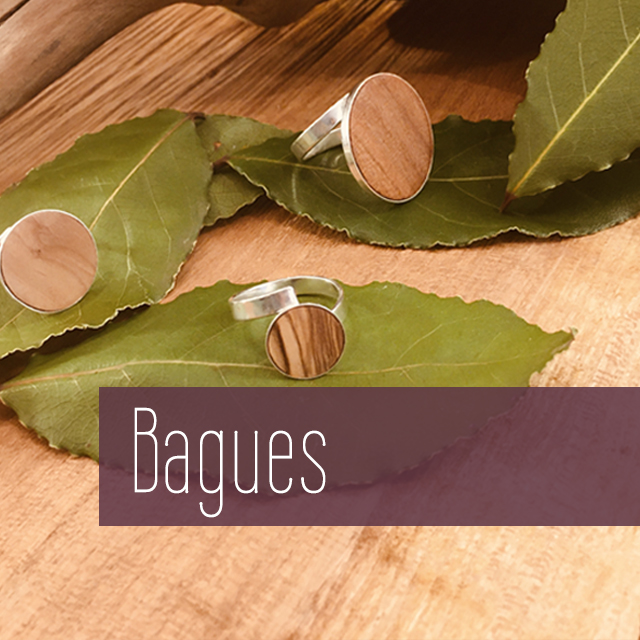 Rootsabaga création de bijoux naturels artisanaux à lyon bagues et puces bois et argent