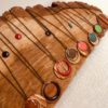 colliers chaine bois rond toutes les couleurs Créations Artisanales Lyon