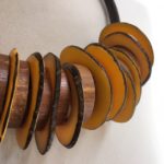 Boucles oreilles losange fait main "