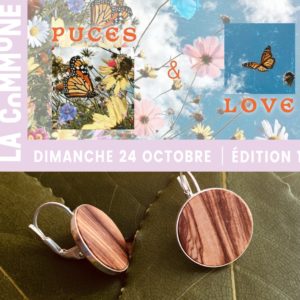 La Commune Puces and Love Dormeuse argent bois olivier Rootsabaga