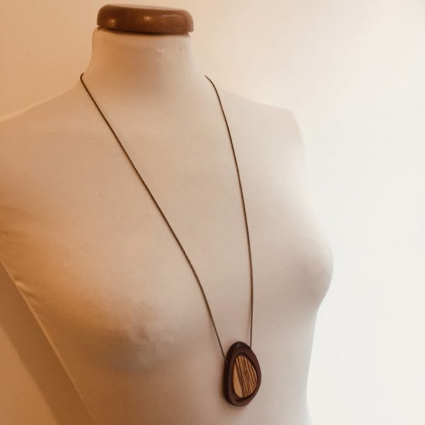 sautoir solaire bois olivier ivoire végétal marron rootsabaga création lyon boutique de créateurs bijouterie fantaisie