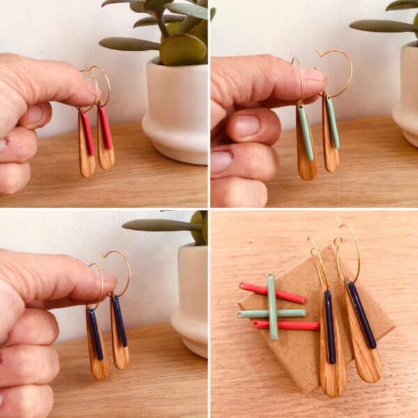 coffret creole lamelle couleur Rootsabaga Bijouxc Naturels