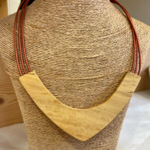 collier triptyk buis brique rootsabaga